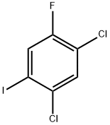 1,5-Dichloro-2-fluoro-4-iodobenzene Structure