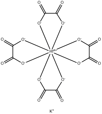 四草酸酸根铪酸钾 结构式