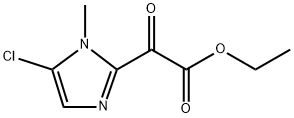1H-Imidazole-2-acetic acid, 5-chloro-1-methyl-α-oxo-, ethyl ester Structure
