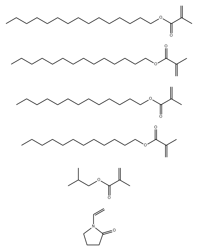 2-프로펜산,2-메틸-,도데실에스테르,1-에테닐-2-피롤리디논중합체,2-메틸프로필2-메틸-2-프로페노에이트,펜타데실2-메틸-2-프로페노에이트,테트라데실2-메틸-2-프로페노에이트및트리데실2-메틸-2-프로페노에이트