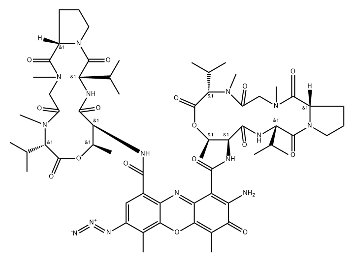 7-azidoactinomycin D Struktur