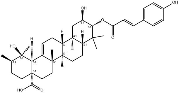 3-O-trans-p-CouMaroyltorMentic acid Structure