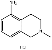 2-Methyl-1,2,3,4-tetrahydroisoquinolin-5-amine hydrochloride Structure