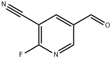 2-氟-5-甲酰基烟腈,1211536-38-7,结构式