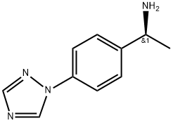 Benzenemethanamine, α-methyl-4-(1H-1,2,4-triazol-1-yl)-, (αS)-|(S)-1-(4-(1H-1,2,4-三唑-1-基)苯基)乙烷-1-胺