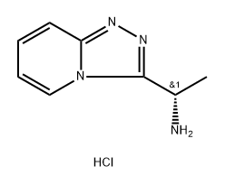 (S)-1-([1,2,4]triazolo[4,3-a]pyridin-3-yl)ethan-1-amine dihydrochloride Struktur