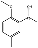 Benzenemethanol, 2-methoxy-α,5-dimethyl-, (αR)- Struktur