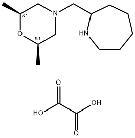 2-{[(2R,6S)-2,6-Dimethylmorpholin-4-yl]methyl}azepane Oxalate Structure