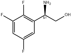 Benzeneethanol, β-amino-2,3,5-trifluoro-, (βR)- Struktur