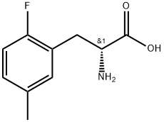 2-Fluoro-5-methyl-D-phenylalanine 化学構造式