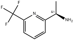 (R)-1-(6-(三氟甲基)吡啶-2-基)乙-1-胺, 1212903-07-5, 结构式
