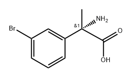 (S)-2-amino-2-(3-bromophenyl)propanoic acid,1212937-92-2,结构式