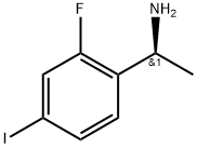 (S)-1-(2-氟-4-碘苯基)乙-1-胺, 1212940-22-1, 结构式