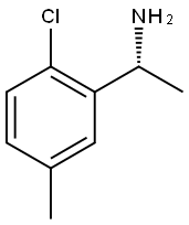 (1R)-1-(2-chloro-5-methylphenyl)ethan-1-amine Structure