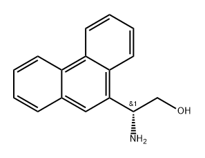 9-Phenanthreneethanol, β-amino-, (βR)- Struktur