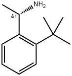 Benzenemethanamine, 2-(1,1-dimethylethyl)-α-methyl-, (αS)- Struktur