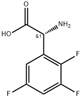 (R)-2-amino-2-(2,3,5-trifluorophenyl)aceticacid Struktur