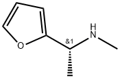 (R)-1-(furan-2-yl)-N-methylethan-1-amine 化学構造式