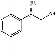 (2S)-2-amino-2-(2-iodo-5-methylphenyl)ethanol Structure