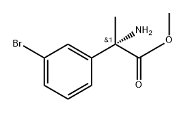 methyl (S)-2-amino-2-(3-bromophenyl)propanoate Structure