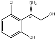 (S)-2-(1-氨基-2-羟乙基)-3-氯苯酚, 1213055-70-9, 结构式