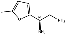 (R)-1-(5-methylfuran-2-yl)ethane-1,2-diamine 化学構造式