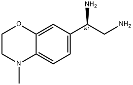 (R)-1-(4-methyl-3,4-dihydro-2H-benzo[b][1,4]oxazin-7-yl)ethane-1,4-diamine,1213101-98-4,结构式