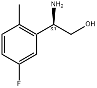 (2R)-2-amino-2-(5-fluoro-2-methylphenyl)ethanol Struktur