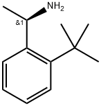 Benzenemethanamine, 2-(1,1-dimethylethyl)-α-methyl-, (αR)- Struktur