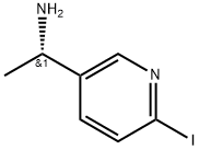 3-Pyridinemethanamine, 6-iodo-α-methyl-, (αS)- Struktur