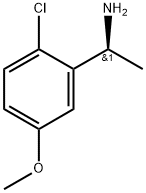 (S)-1-(2-氯-5-甲氧基苯基)乙胺 结构式