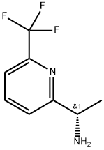 (S)-1-(6-(三氟甲基)吡啶-2-基)乙胺,1213212-53-3,结构式