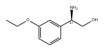 (R)-2-氨基-2-(3-乙氧基苯基)乙醇 结构式