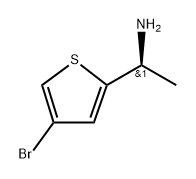 (1S)-1-(4-溴-2-噻吩基)乙胺, 1213382-91-2, 结构式