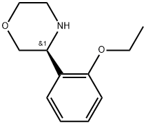 (S)-3-(2-ethoxyphenyl)morpholine 结构式