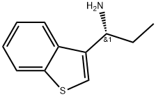 (R)-1-(benzo[b]thiophen-3-yl)propan-1-amine Struktur