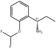 (S)-1-(2-(difluoromethoxy)phenyl)propan-1-amine Structure