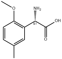 (2S)-2-amino-2-(2-methoxy-5-methylphenyl)acetic acid Structure