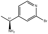 (S)-1-(2-bromopyridin-4-yl)ethanamine Struktur