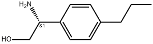 Benzeneethanol, β-amino-4-propyl-, (βR)- Structure