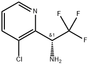 2-Pyridinemethanamine, 3-chloro-α-(trifluoromethyl)-, (αR)- Structure