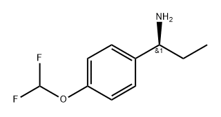 (S)-1-(4-(difluoromethoxy)phenyl)propan-1-amine,1213551-80-4,结构式