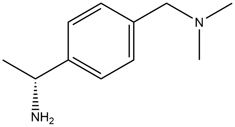 (1R)-1-{4-[(dimethylamino)methyl]phenyl}ethan-1-amine dihydrochloride Struktur