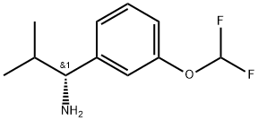 (R)-1-(3-(difluoromethoxy)phenyl)-2-methylpropan-1-amine,1213675-09-2,结构式