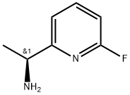 2-Pyridinemethanamine, 6-fluoro-α-methyl-, (αS)- 化学構造式