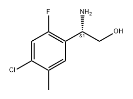 (S)-2-amino-2-(4-chloro-2-fluoro-5-methylphenyl)ethanol,1213861-93-8,结构式