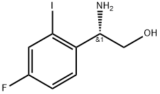 (2S)-2-amino-2-(4-fluoro-2-iodophenyl)ethanol 结构式