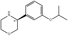 (S)-3-(3-isopropoxyphenyl)morpholine,1213870-58-6,结构式