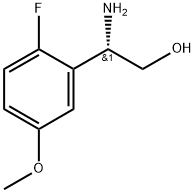 Benzeneethanol, β-amino-2-fluoro-5-methoxy-, (βS)- Struktur