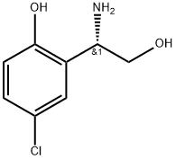 (S)-2-(1-氨基-2-羟乙基)-4-氯苯酚, 1213915-50-4, 结构式